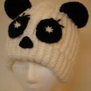 Adult size Whimsical Panda Bear Hat