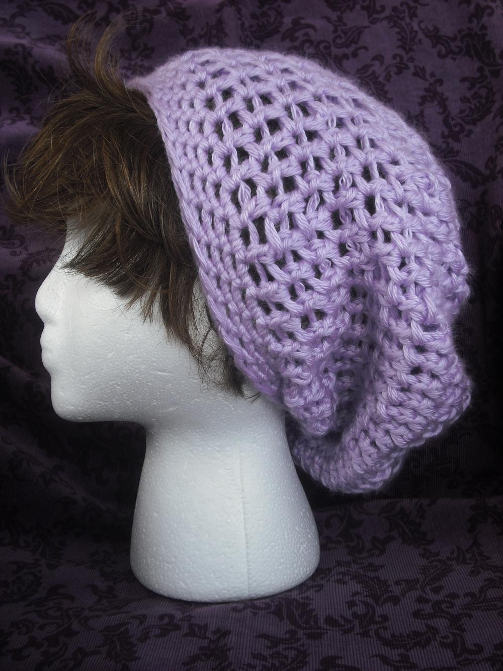 Easy Super Slouch Hat Crochet Pdf Pattern, Beret Crochet Pattern